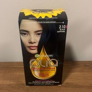 ❗️SALE ❗️ Garnier Olia Permanent Hair Dye Color 2.1 Black Sapphire NEW